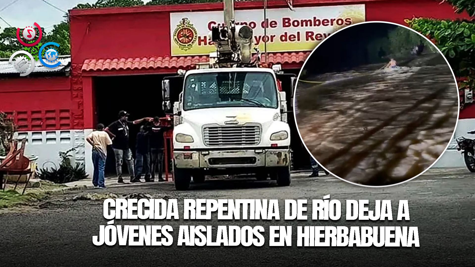 Bomberos De Hato Mayor Rescatan A Cuatro Jóvenes Atrapados Por Crecida De Río En Hato Mayor