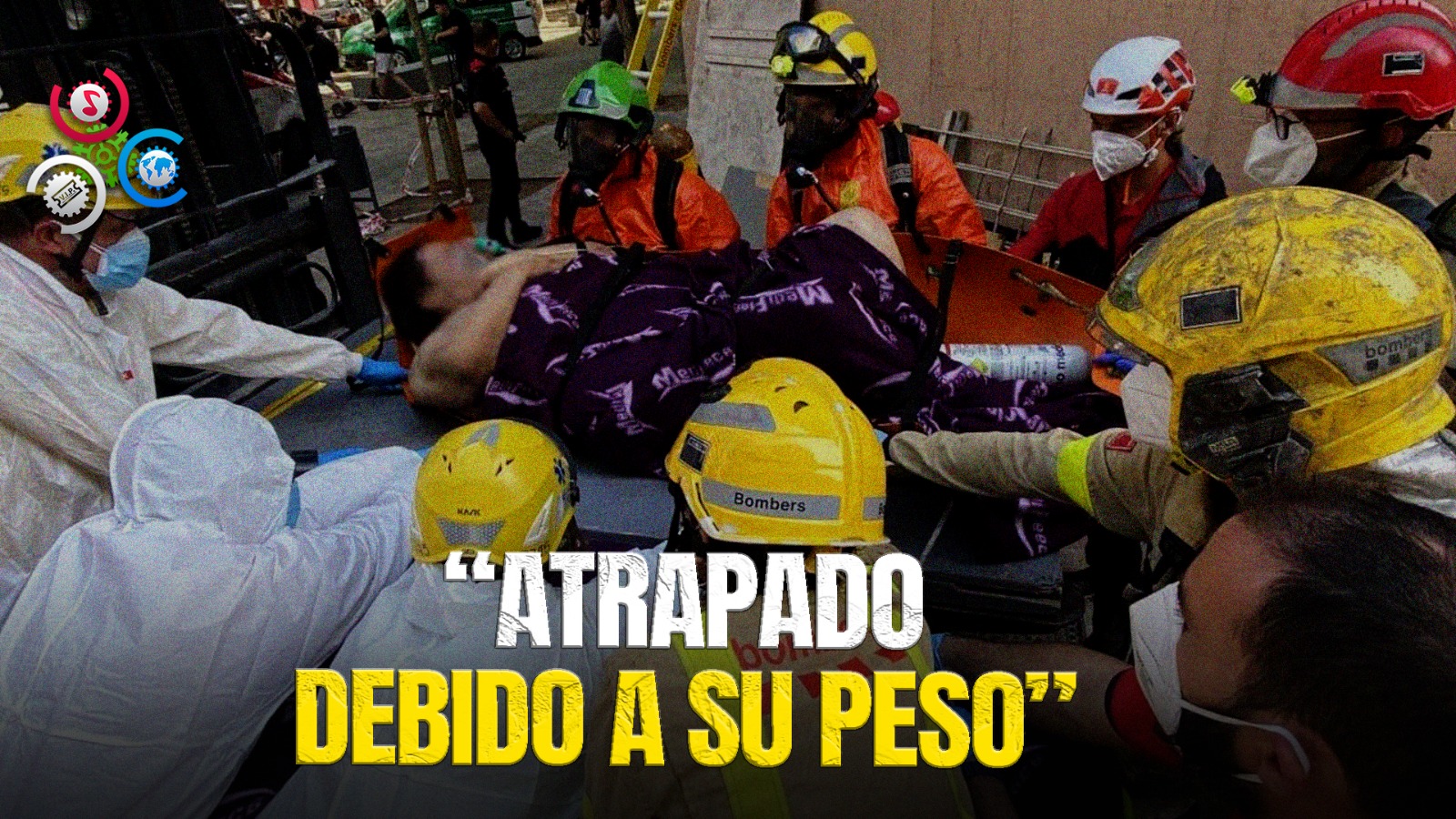 Bomberos Salvan A Hombre De 300 Kg Atrapado En Su Vivienda Por Obesidad Severa