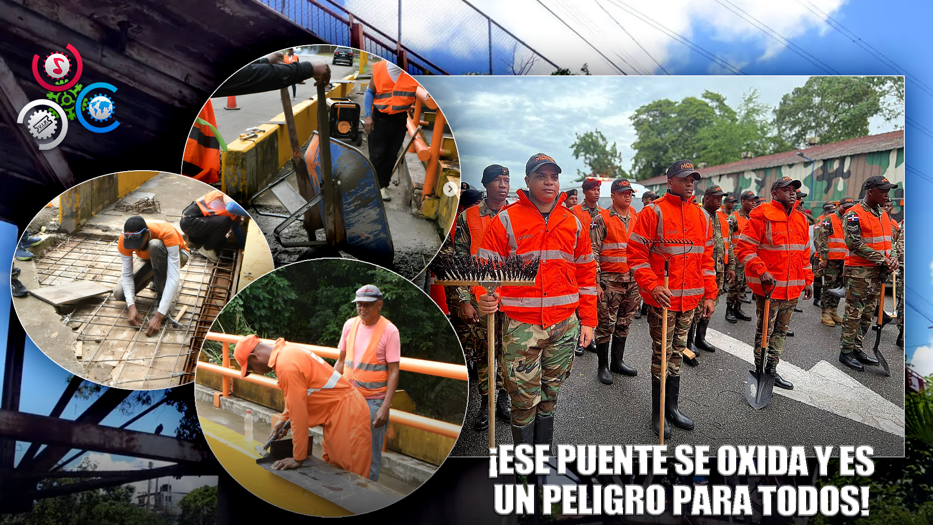 Brigadas De Obras Públicas Interviene Puente De La Barquita