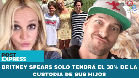 Britney Spears Solo Tendrá El 30% De La Custodia De Sus Hijos