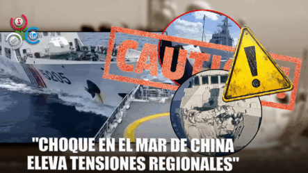 Buque De Guerra Chino Choca Contra Una Nave Del Servicio De Guardacostas