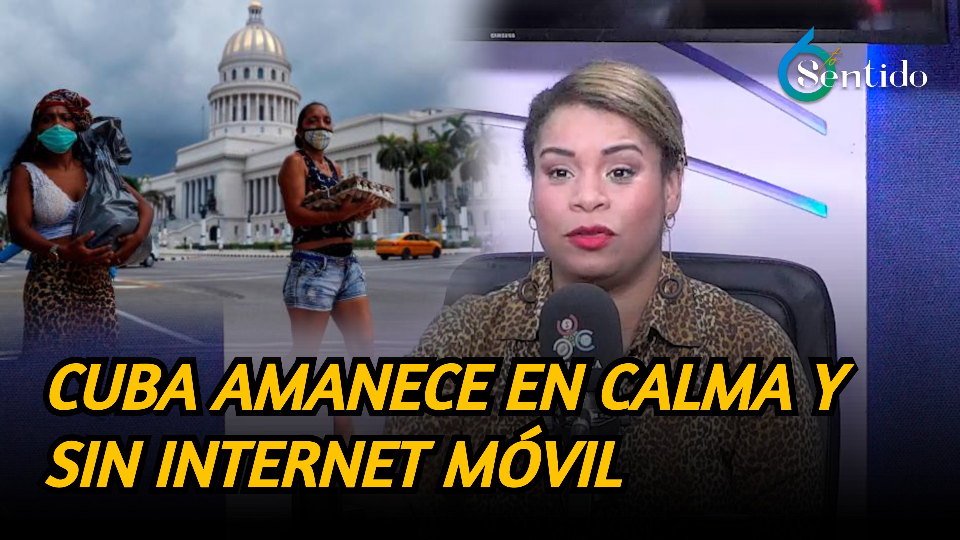 Cuba Amanece En Calma Y Sin Internet Móvil Tras La Jornada De Protestas Masivas | 6to Sentido