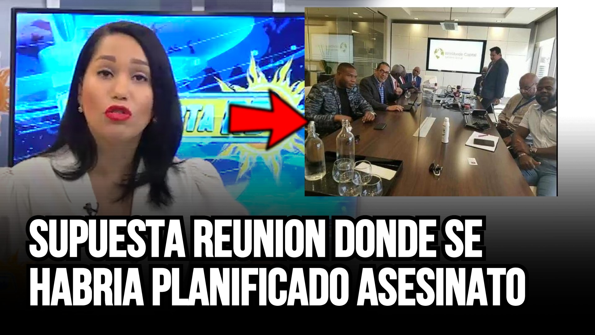 Imagen De Supuesta Reunión En Hotel De RD Donde Se Habría Planificado Asesinato De Moïse