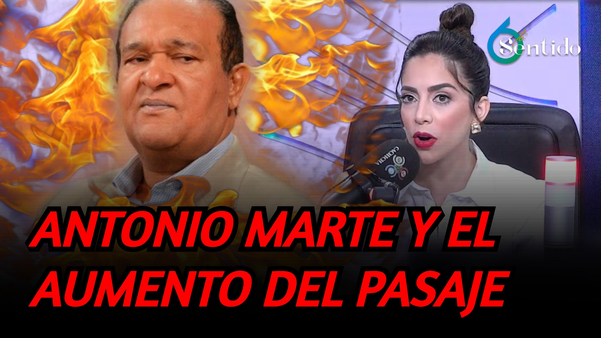 Le Entran Duro A Antonio Marte Tras Querer Aumentar El Pasaje | 6to Sentido