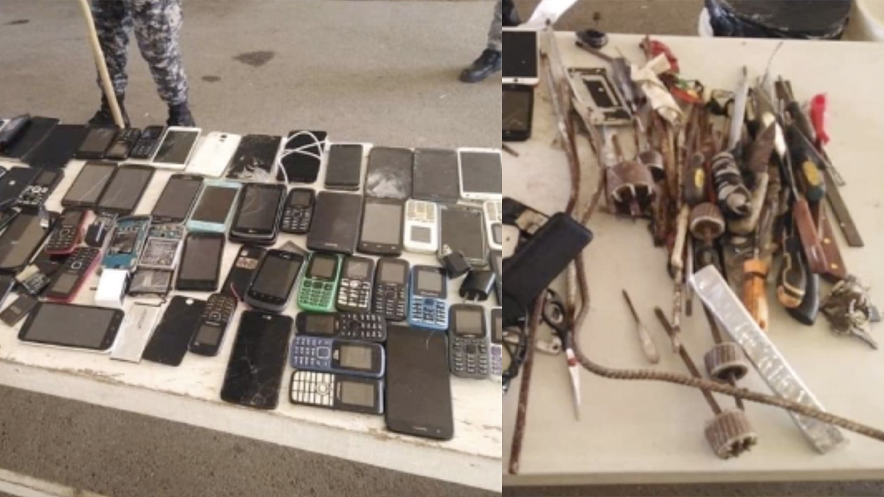 El Gran Arsenal De Armas Y Celulares Que Tienen Los Presos De La Victoria