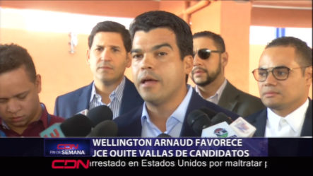 Wellington Arnaud Favorece JCE Quite Vallas De Candidatos