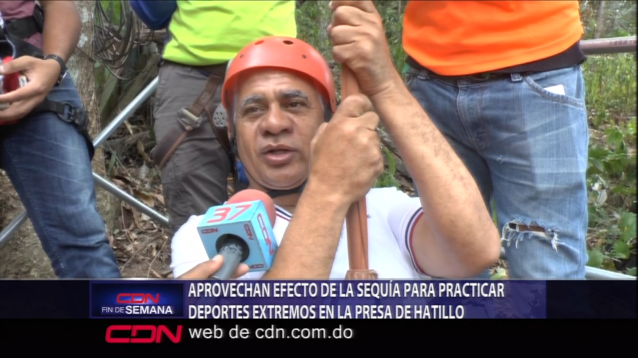 Aprovechan Efecto De La Sequía Para Practicar Deportes Extremos En La Presa De Hatillo