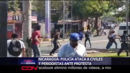 Nicaragua: Policía Ataca A Civiles Y Periodistas Ante Protestas