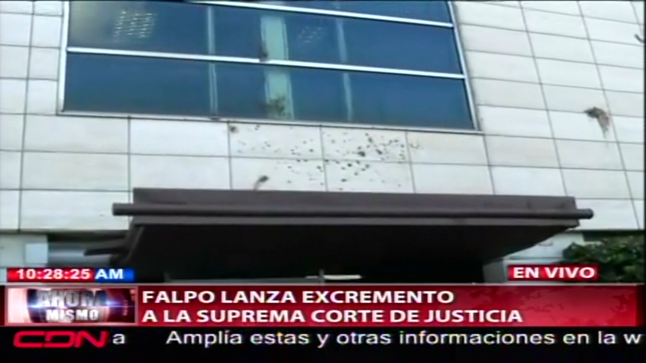 FALPO Lanza Fundas Con Excremento A La Suprema Corte De Justicia