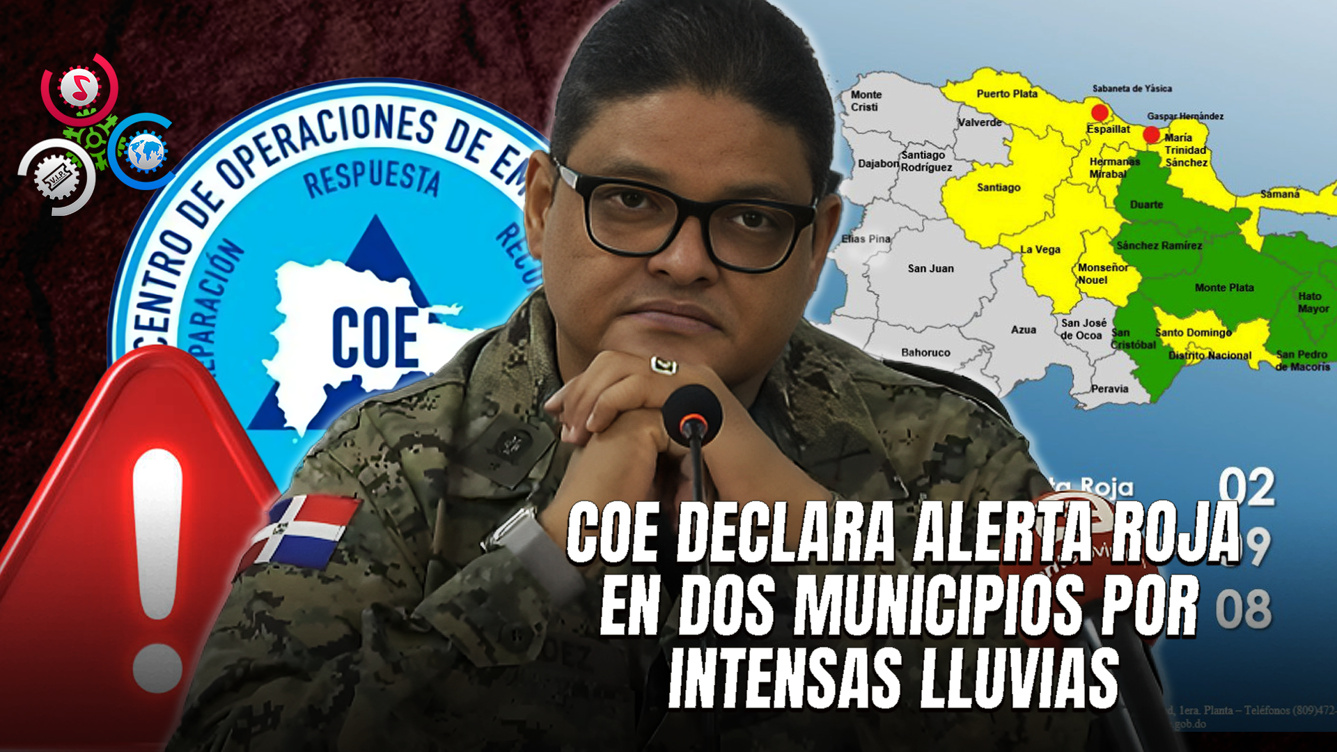 Alerta: COE Coloca Dos Municipios En Santiago En Rojo Y Mantiene Medidas Preventivas Por Vaguada