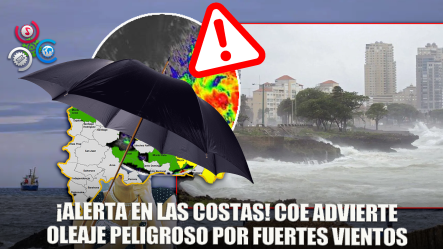 COE Emite Alerta Por Oleaje Peligroso En Costas Del País