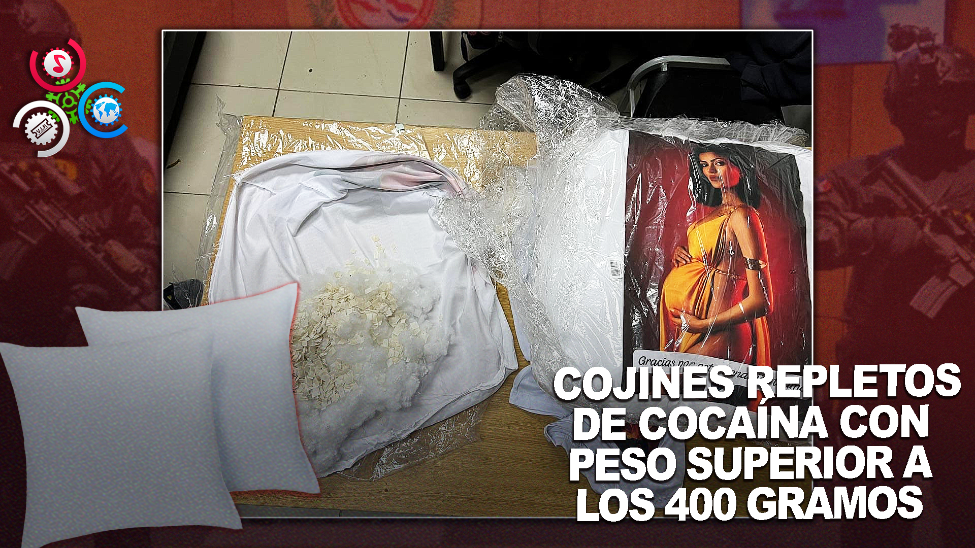 Descubren Dos Cojines Rellenos De Cocaína Que Irían A Francia Desde El Distrito Nacional