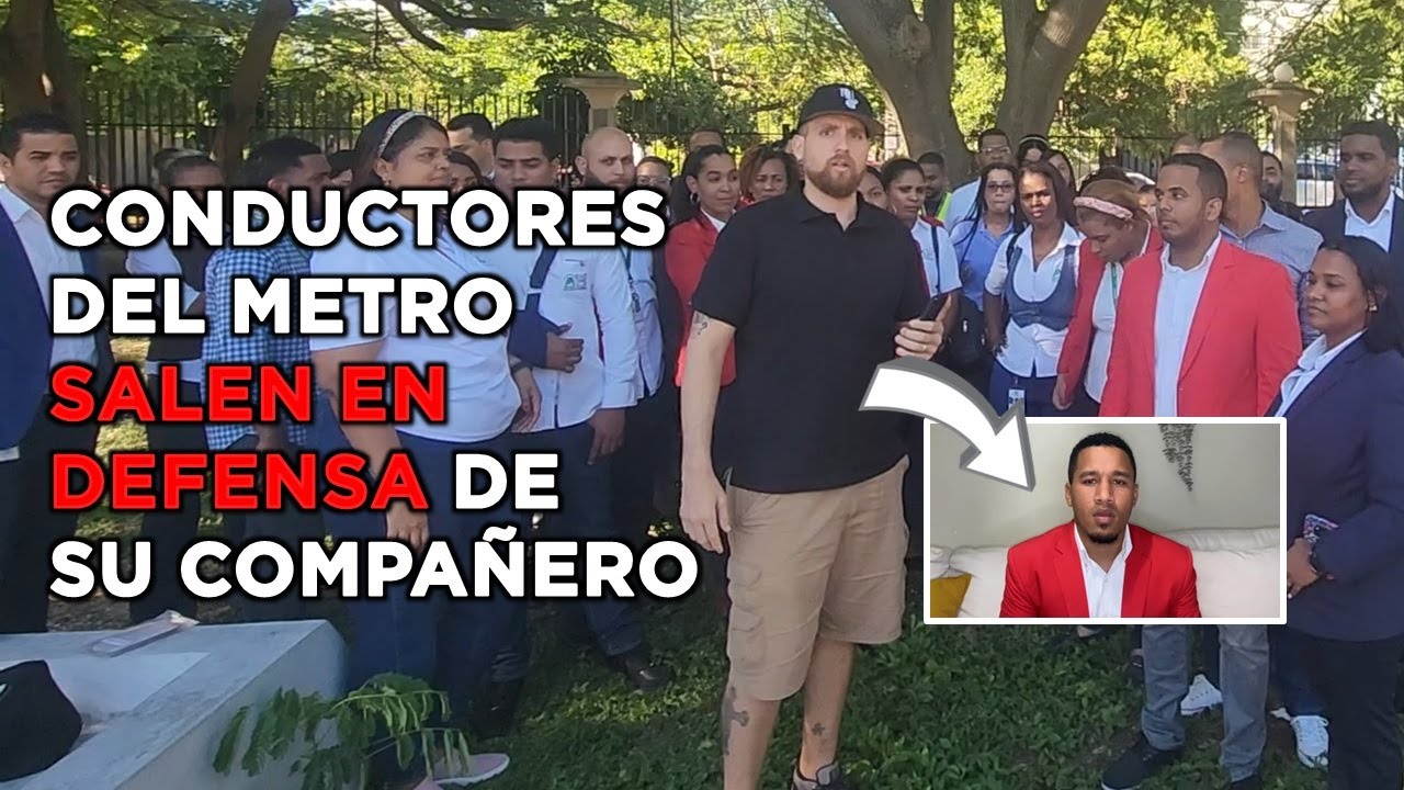 CONDUCTORES DEL METRO SALEN EN DEFENSA DE COMPAÑERO FUE SUSPENDIDO POR HACER DENUNCIA