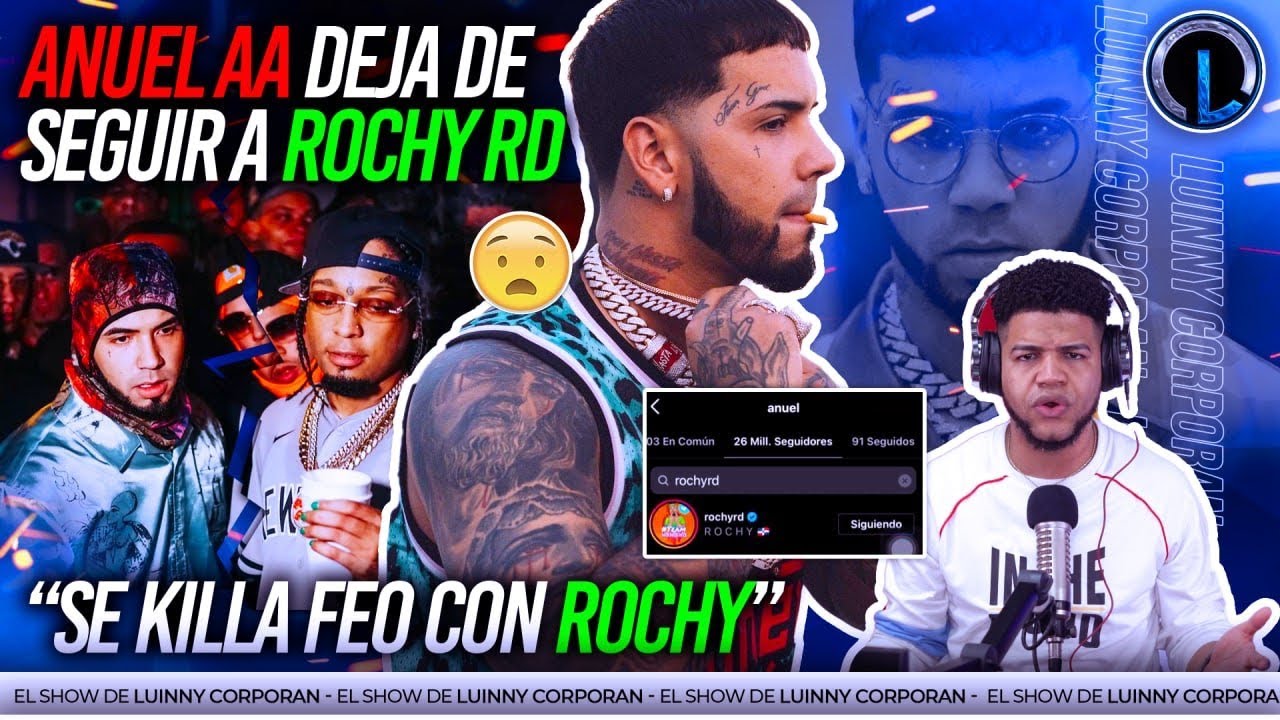 ROCHY RD PONE HUEVO Y ANUEL AA LO DEJA DE SEGUIR EN INSTAGRAM (TODO LO QUE DIJO ROCHY EN LIVE)