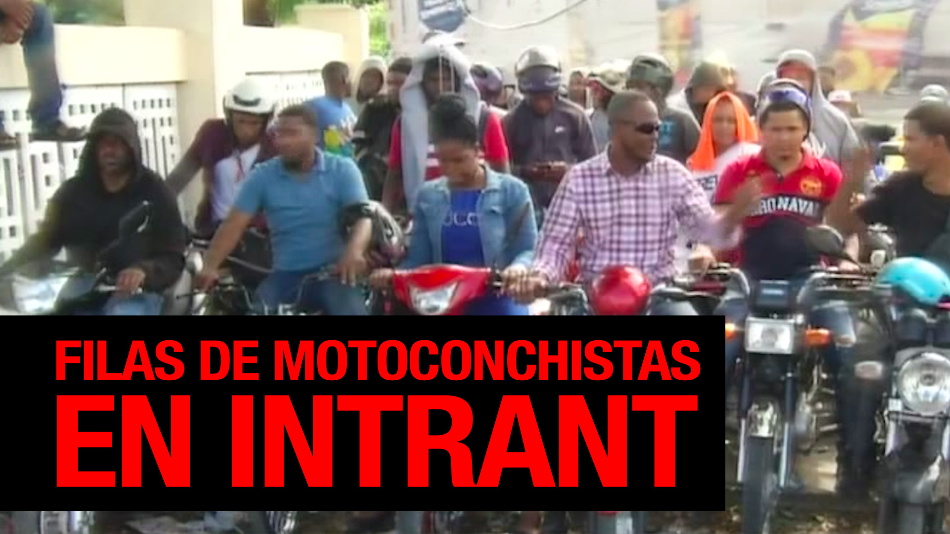 Último Día De Plazo Para Los Motoristas, Continúan Largas Filas En Intrant