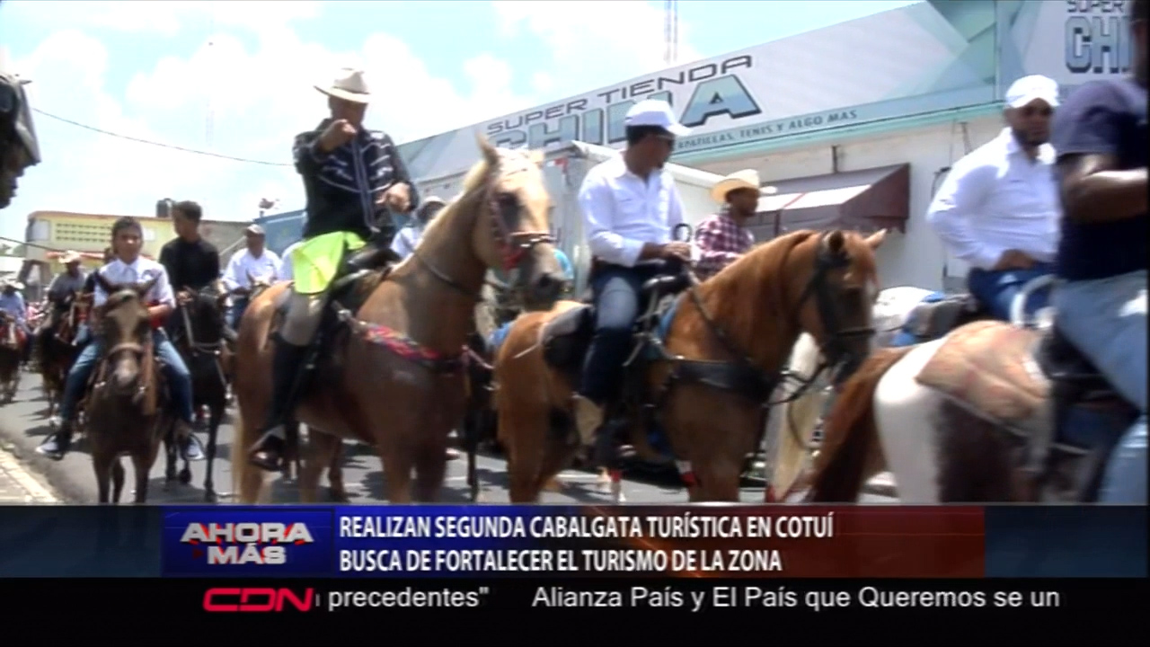 Realizan Segunda Cabalgata Turística En Cotuí, Busca De Fortalecer El Turismo De La Zona
