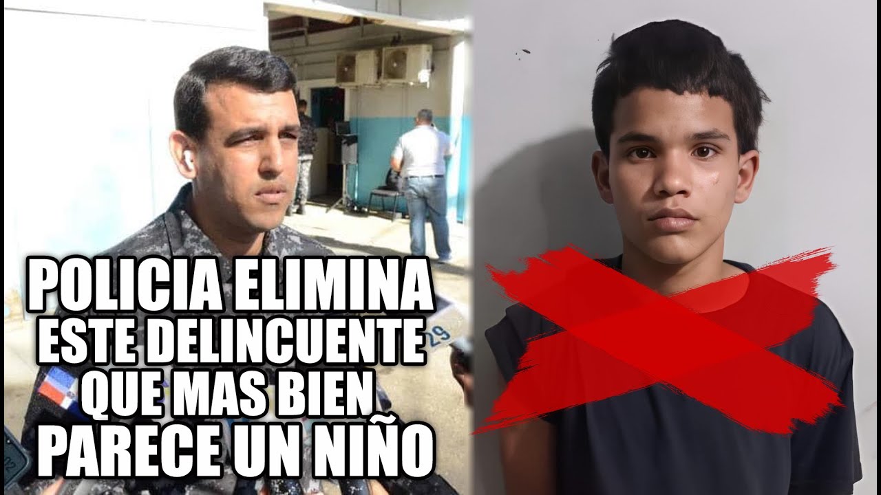 ¡Cada Vez Más Jóvenes, Policía, Se Baja Este Delincuente En Santiago!!