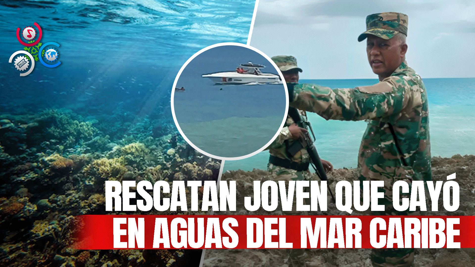 Armada Dominicana Rescata Con éxito Joven Que Resbaló Al Mar Caribe En Santo Domingo