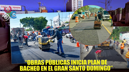 Calles Del Gran Santo Domingo Son Intervenidas Con Un Plan De Bacheo