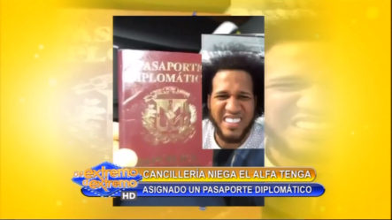 Farándula Extrema: Cancillería Niega Que Alfa Tenga Asignado Un Pasaporte Diplomático