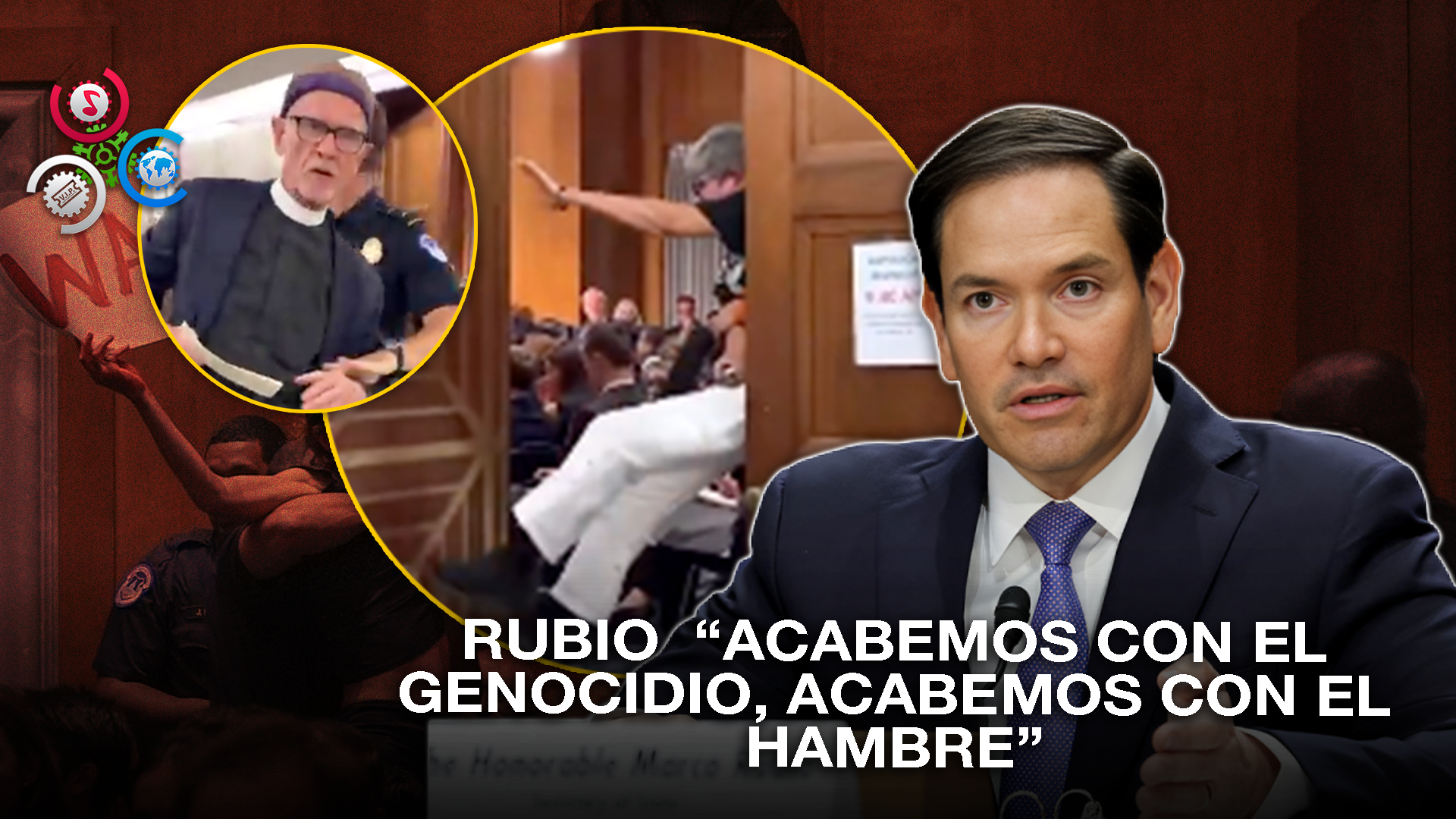 Manifestante Interrumpe A Marco Rubio En El Senado Por Ataques En Gaza