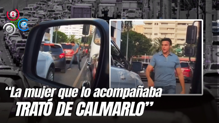 Captan A Hombre Salvaje Golpeando Una Persona Dentro De Vehículo En Pleno Tapón