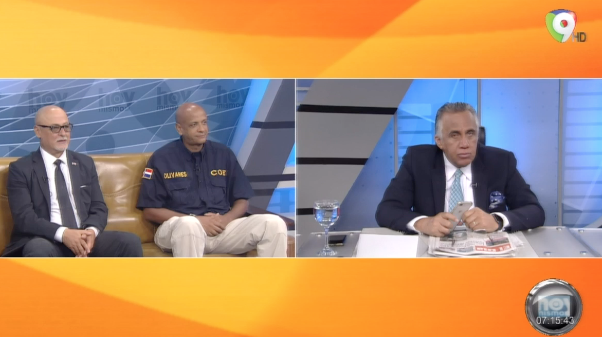 Entrevista A Edwin Olivares Director Del COE Y Jose Figueroa El Comando Sur De EE.UU