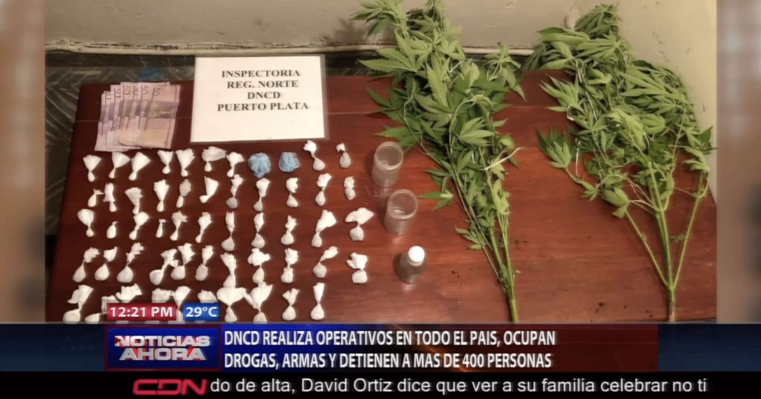 DNCD Realiza Operativos Y Ocupan Drogas, Armas Y Detienen A Más De 400 Personas