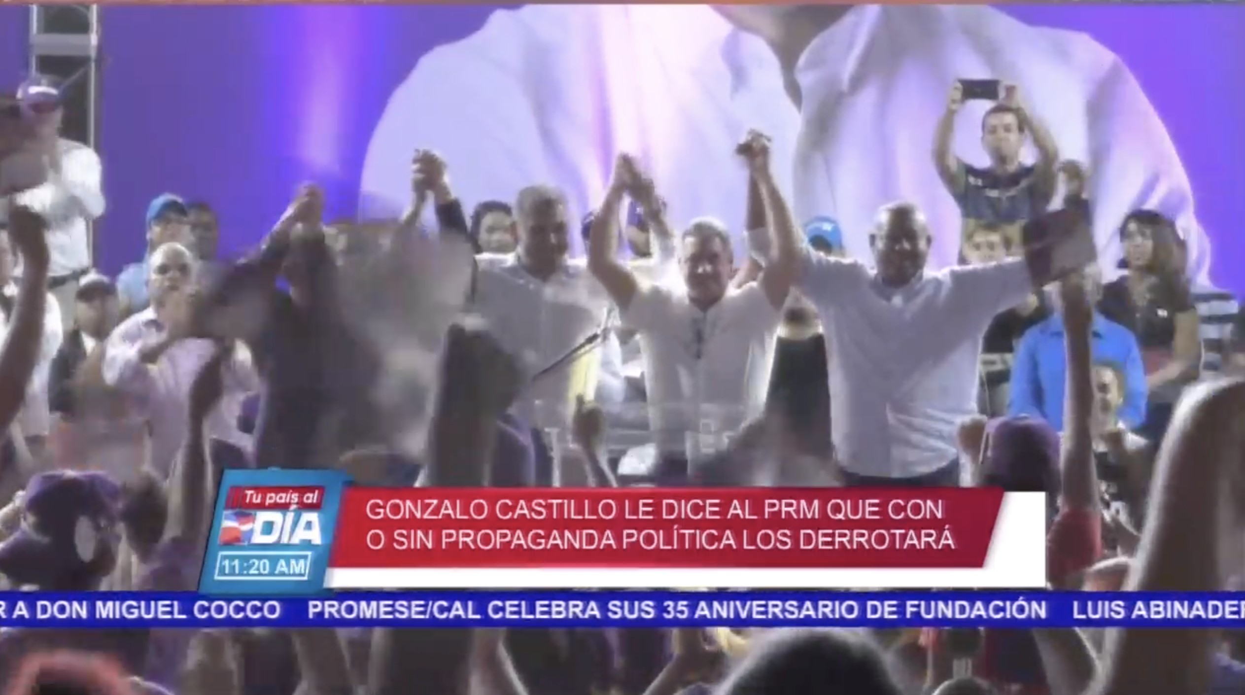 Gonzalo Castillo Le Dice Al PRM Que Con O Sin Propaganda Política Los Derrotará
