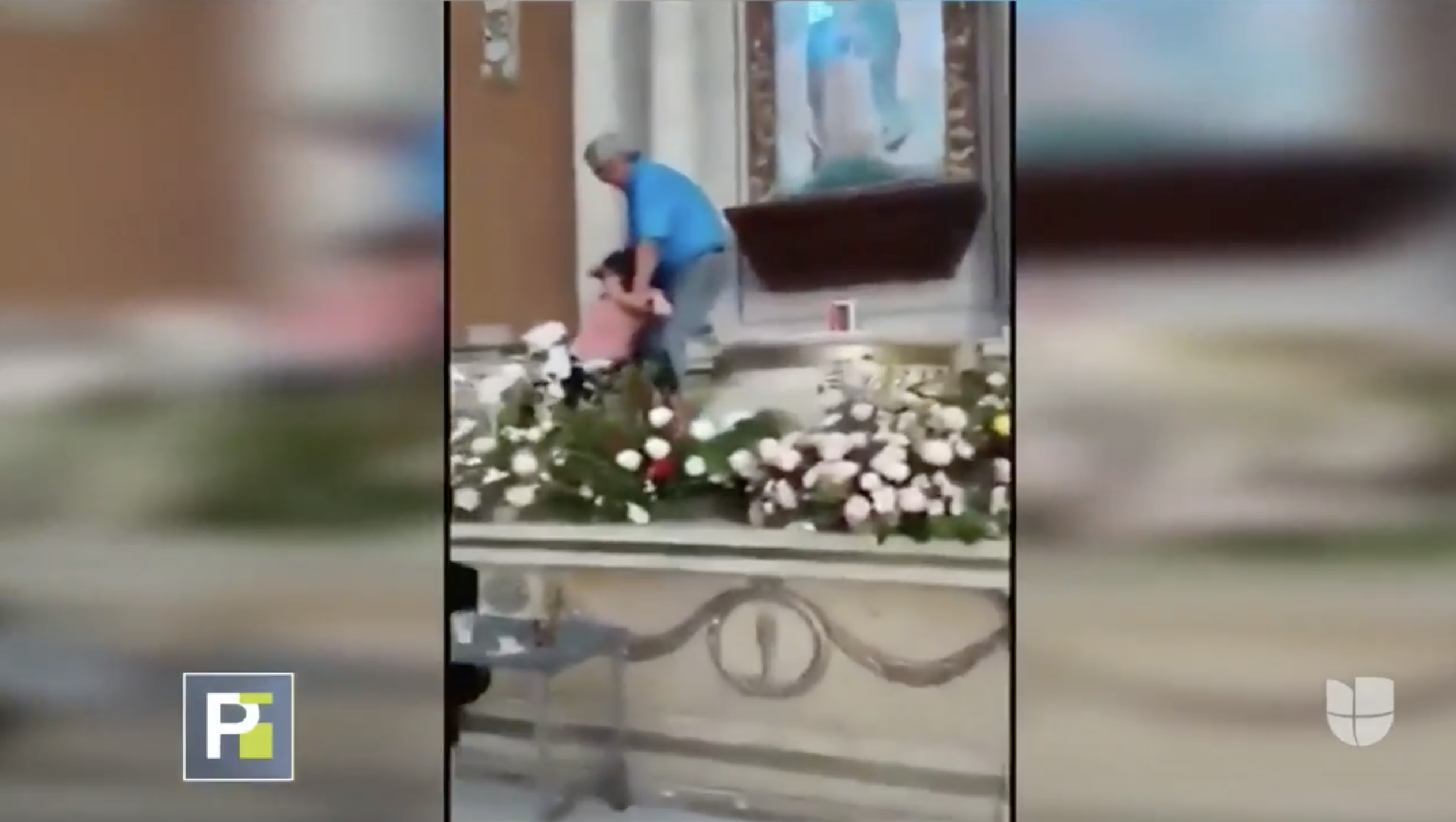 Una Mujer Intentó Destruir A Martillazo Limpio Una Imagen De La Virgen De Guadalupe