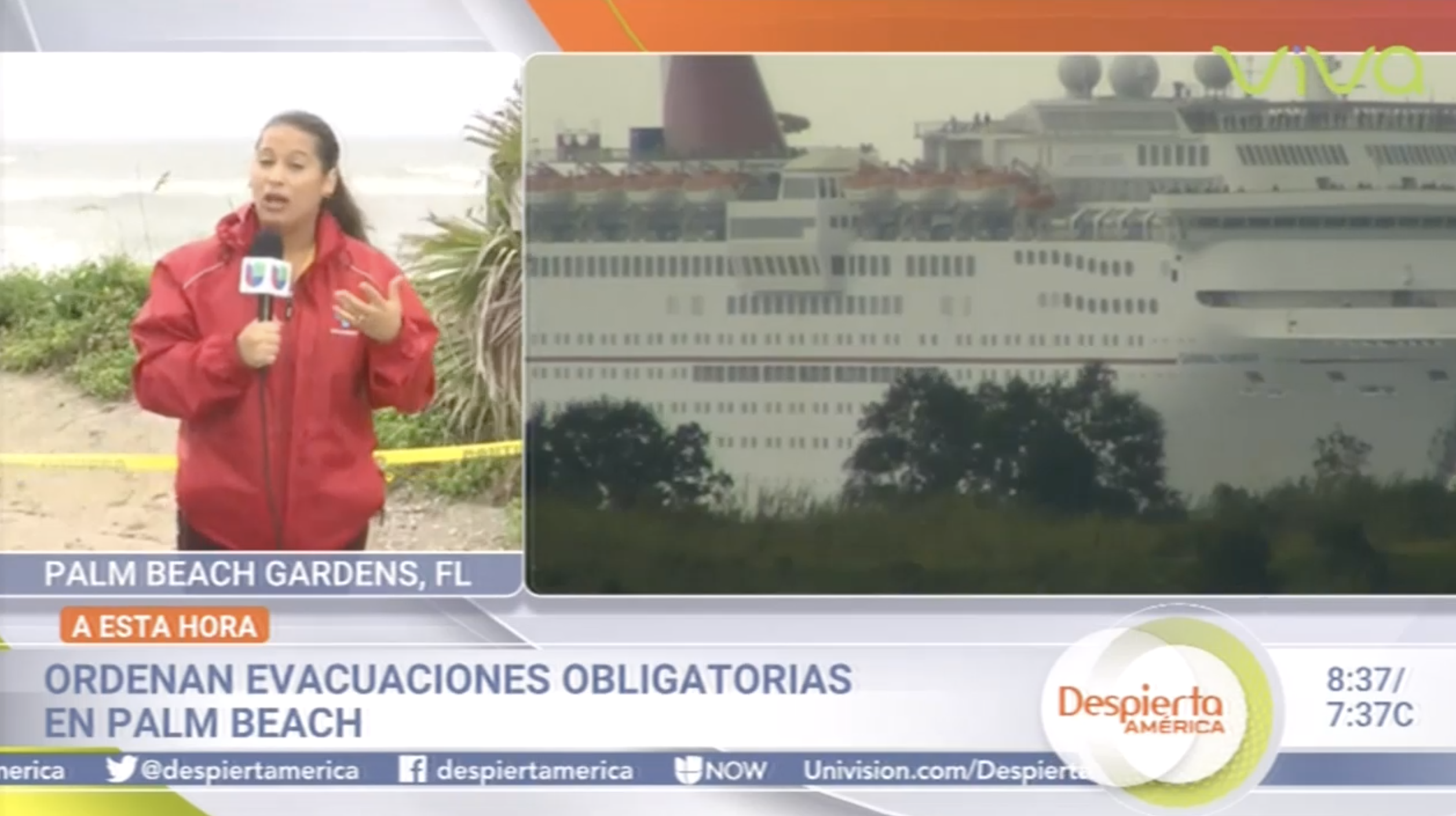 Ordenan Evacuaciones Obligatorias En Palm Beach Florida