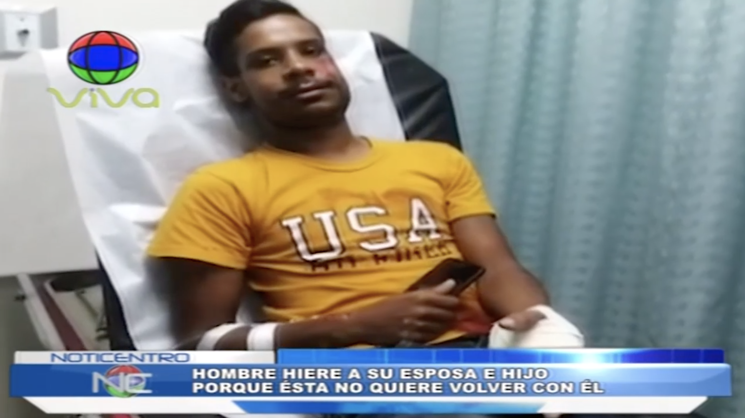 Hombre Hiere A Esposa E Hijo Porque Esta No Quiere Volver Con él