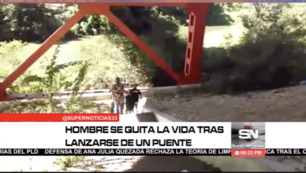 Hombre Se Quita La Vida Tras Lanzarse Del Puente Hermanos Patiño En Santiago
