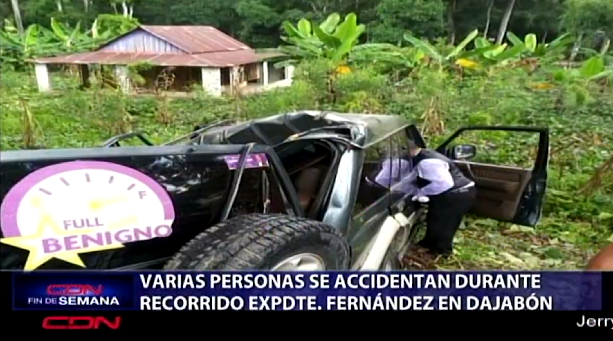 Varios Simpatizantes De Leonel Fernández Se Accidentaron Durante Una Caravana En Dajabón
