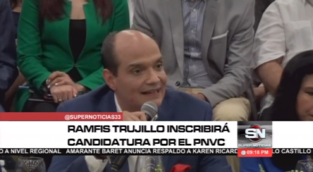 Ramfis Trujillo Inscribirá Candidatura Presidencial Por El PNVC