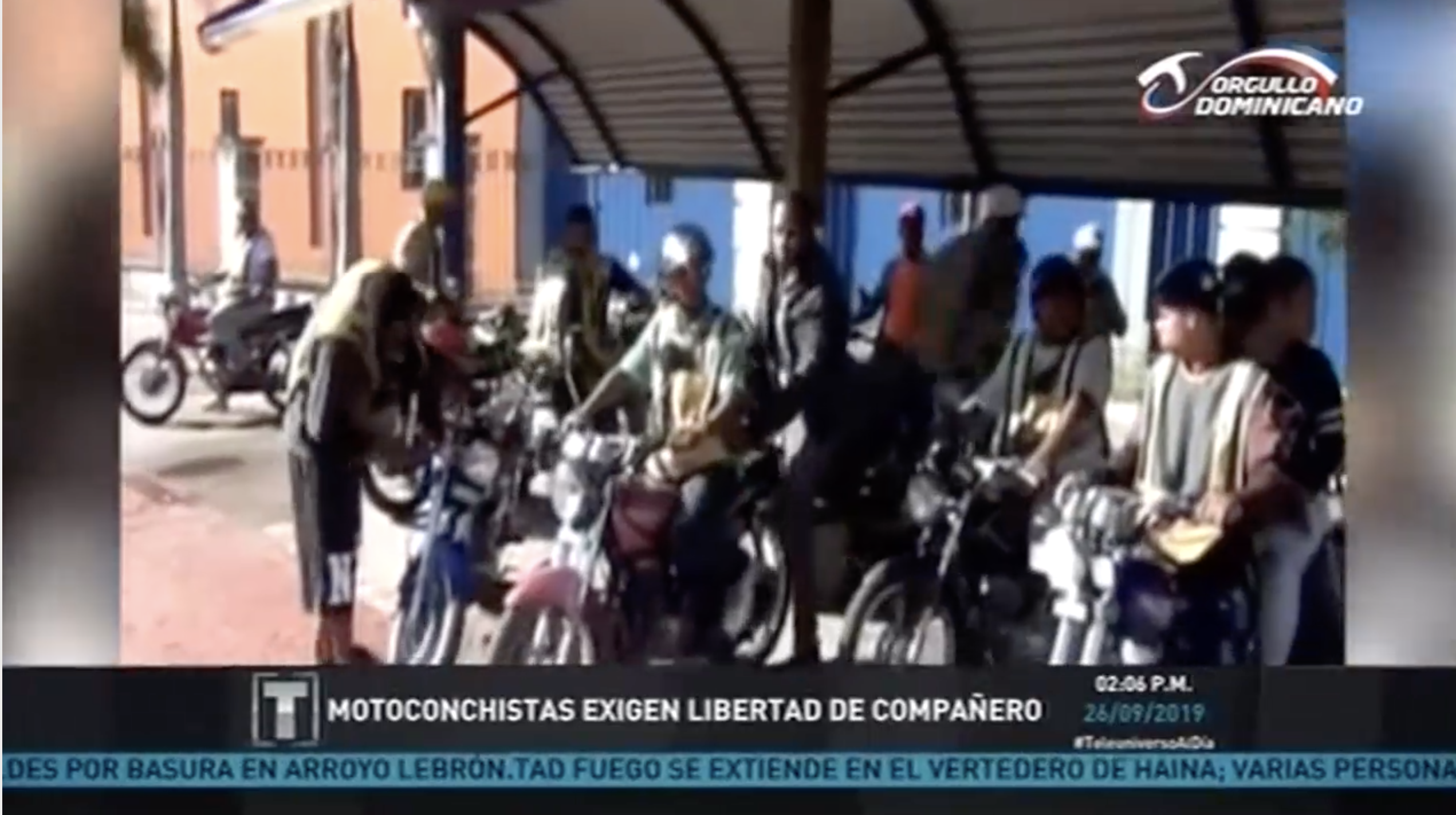 Motoconchistas Exigen Libertad De Un Compañero Detenido Por Venta De Drogas