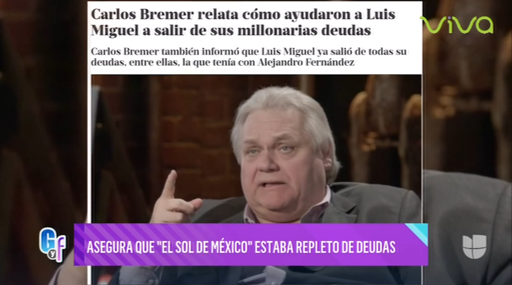 Luis Miguel Agradece Que Alejandro Fernández Fuera Paciente Con Su Deuda