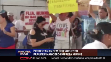 Protestan En SFM Por Supuesto Fraude Financiero De La Chocolatera Munne
