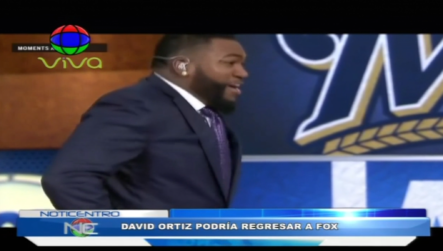 David Ortiz Podría Volver A Ser Comentarista Deportivo De FOX