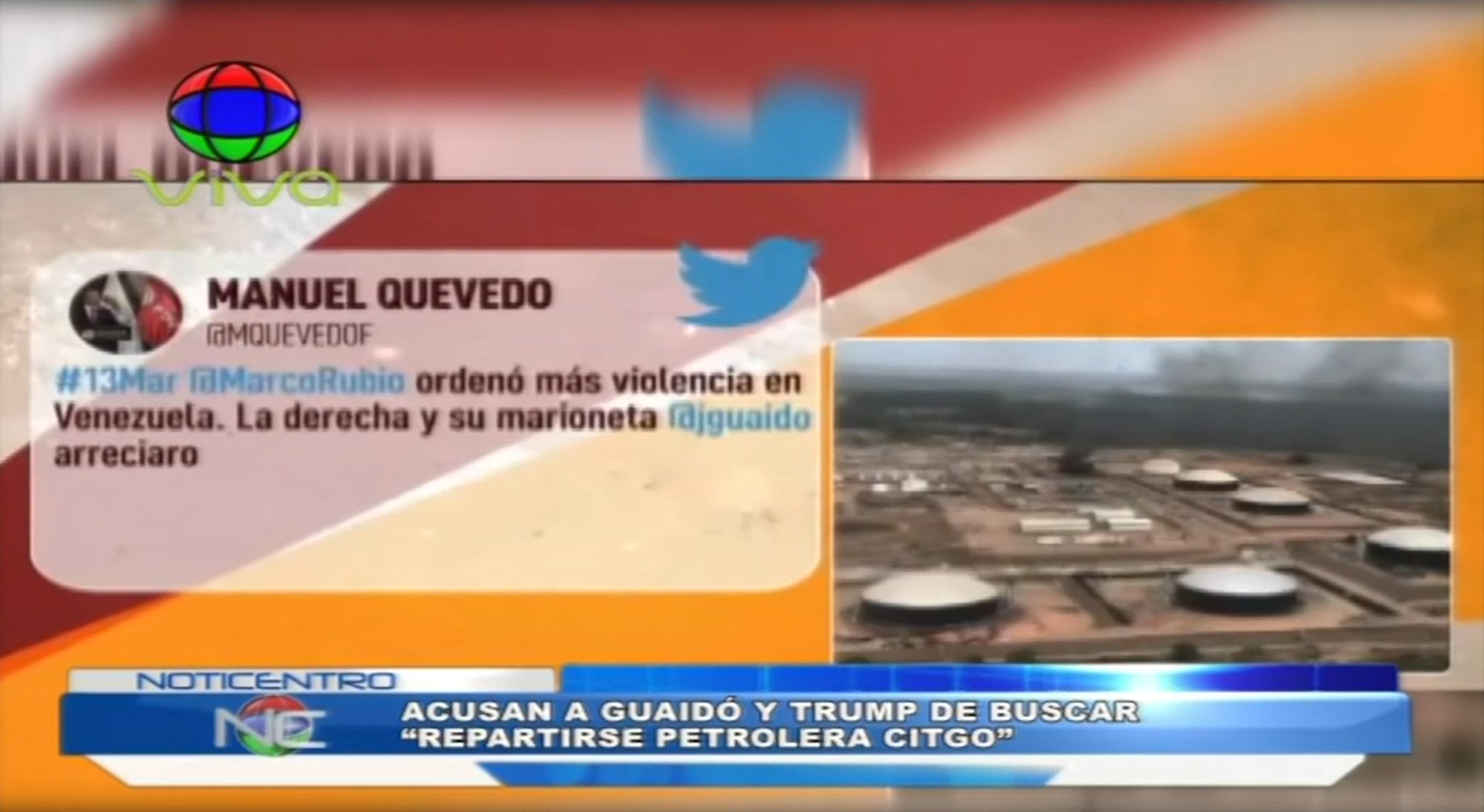 Acusan A Guaidó Y Trump De Buscar “Repartirse Petrolera CITGO”