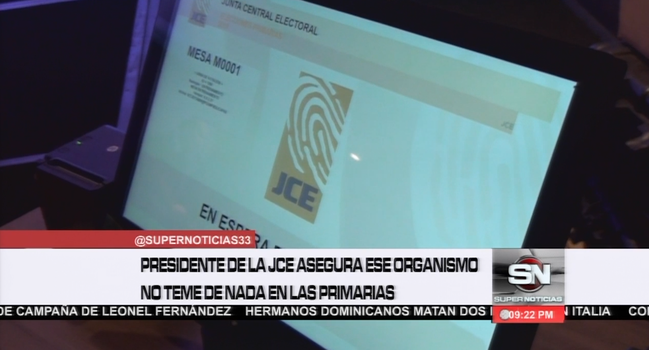 Presidente De La JCE Asegura Que Ese Organismo No Teme De Nada En Las Primarias