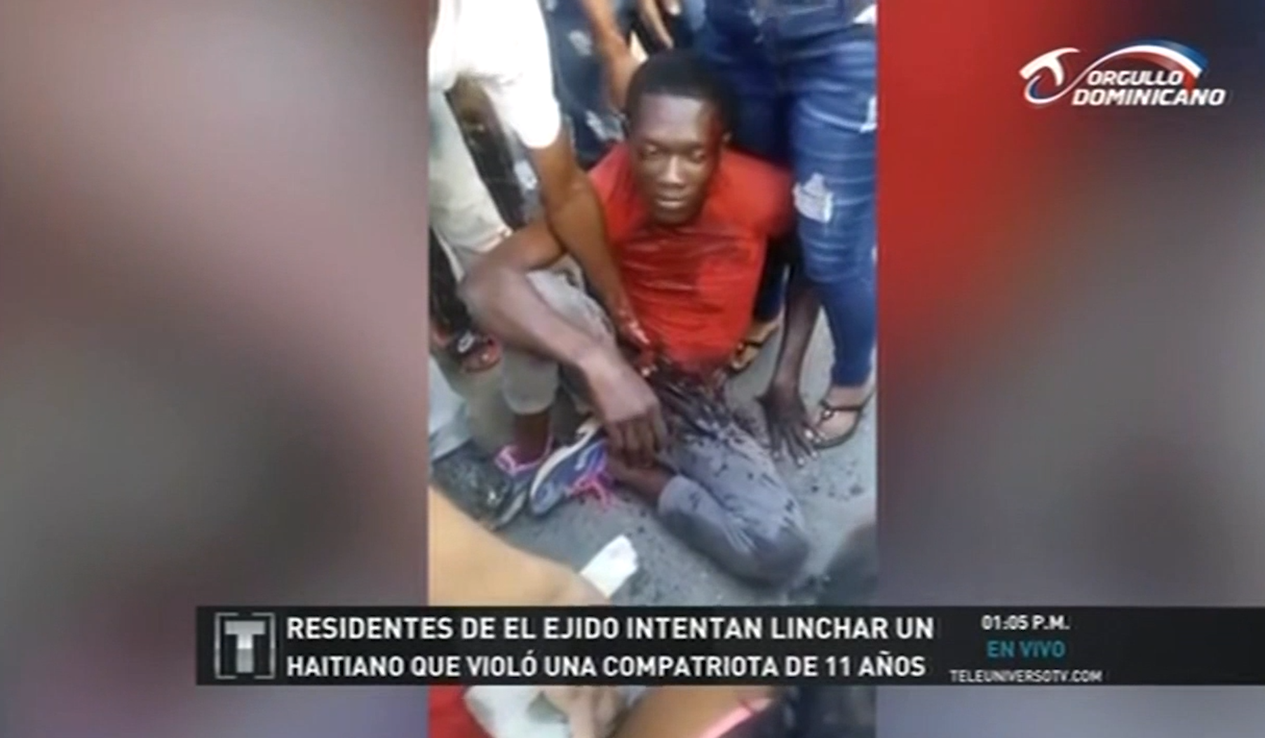 Residentes En Una Comunidad De Santiago Intentan Linchar Un Haitiano Que Violo Una Menor