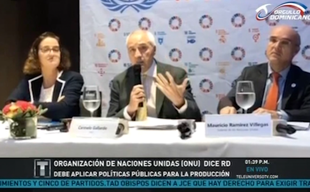 ONU Dice Que RD Debe De Aplicar Políticas Publicas Para La Producción