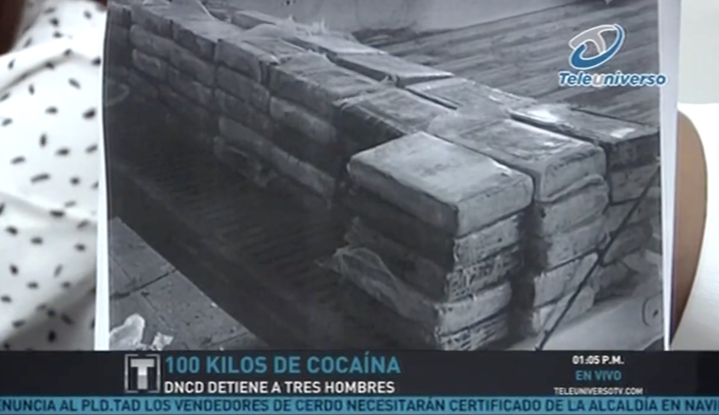 DNCD Detiene A Tres Hombres Con 100 Kilos De Cocaína