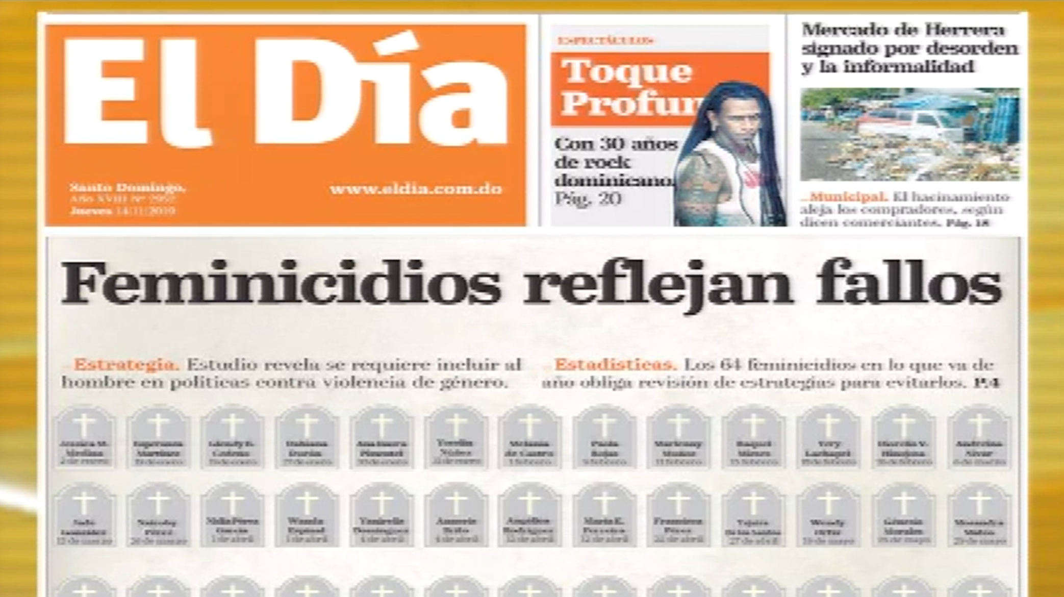 Informaciones En Las Portadas De Los Periódicos Del Día De Hoy 14 De Noviembre De 2019
