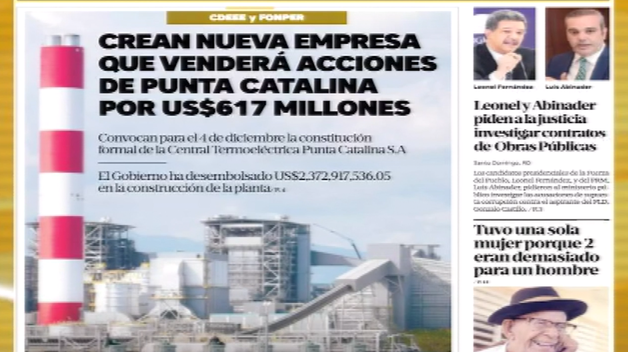 Informaciones En Las Portadas De Los Periódicos Del Día De Hoy 21 De Noviembre Del Año 2019
