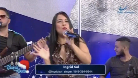 Presentación Musical De Ingrid Sol En Buena Noche