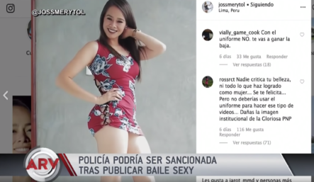 Lo Que Le Pasó A Esta Policía Peruana Por Publicar Un Baile Sexy En Las Redes