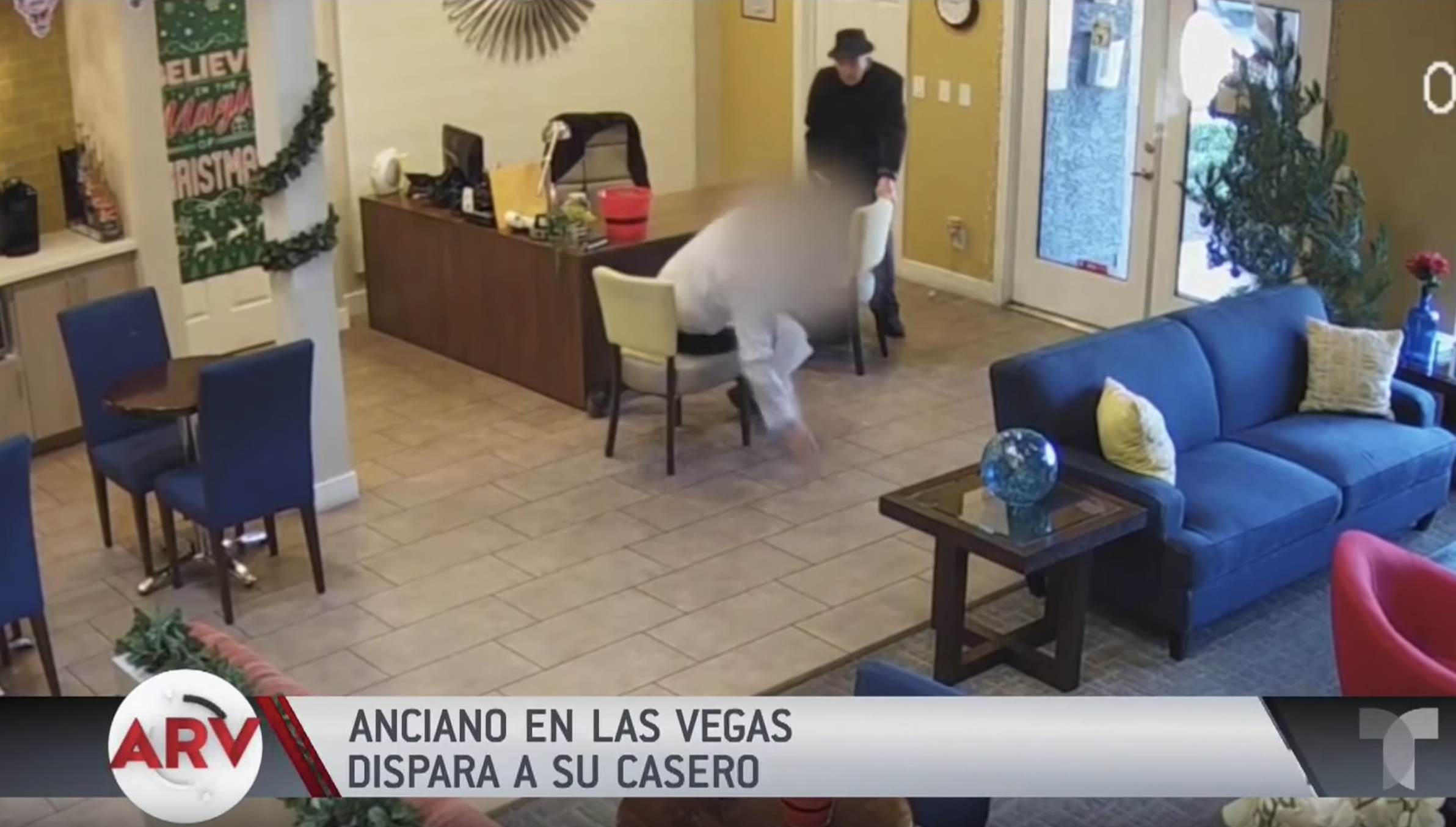 Mira Cómo Este Señor De 93 Años Le Dispara Al Administrador Del Edificio Donde Vive