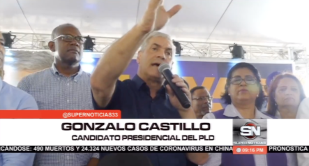 Gonzalo Castillo Asegura Que El PLD Ya Siente El Olor Del Triunfo